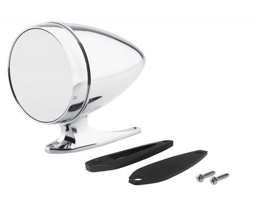 1964-1968 ford mustang chrome bullet mirror with long base and standard glass