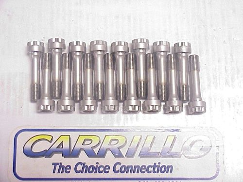 16 carrillo 12 point connecting rod bolts 3/8-24 x 1.600&#034; nascar jr1