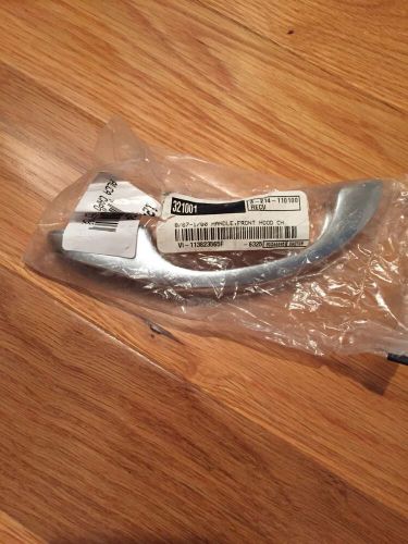 Vw bug &#039;68 up, new in package stainless steel front hood handle