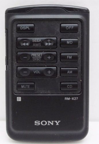 Sony rm-x27 genuine sony remote control car audio