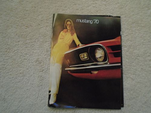1970 ford mustang sales brochure literature  advertisement options