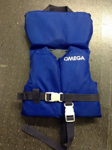 Marlin omega child&#039;s general purpose buoyant swim water vest, type 2, blue