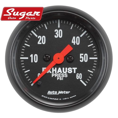 Auto meter 2672 z-series; exhaust pressure gauge