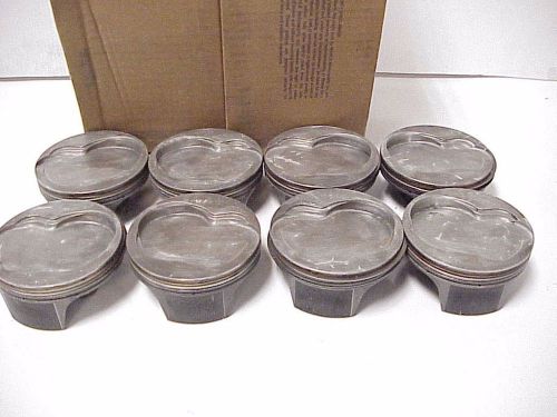 8 mahle forged sb2.2 chevy gas ported pistons 4.184&#034; bore 1.168&#034; ch 827 r11