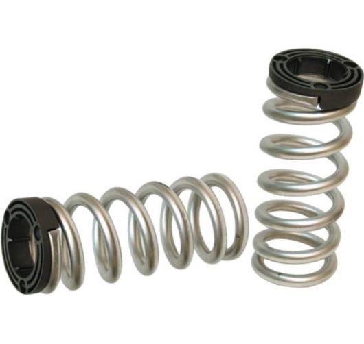 Belltech lowering springs set of 2 front new powdercoated silver 23452