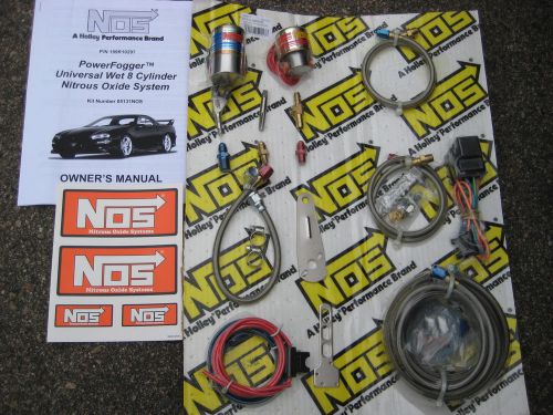 Nos/nitrous/zex/edelbrock/holley/universal powerfogger efi wet kit 75-150+hp-new