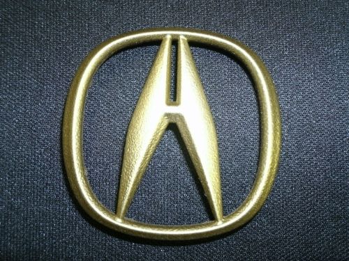 Acura mdx driver/steering airbag golden emblem/badge 07-08-09-10-11-12-13 nice