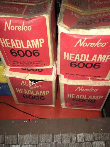 4- nos vintage tung-sol 4001 headlamp headlamps in original boxes