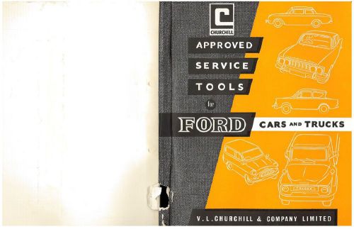 64 1964 antique churchill ford special auto tools manual catalog catalogue