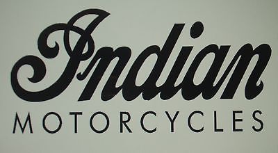 Huge indian motorcycle marine vinyl decal   wall or trailer decal  36 inch