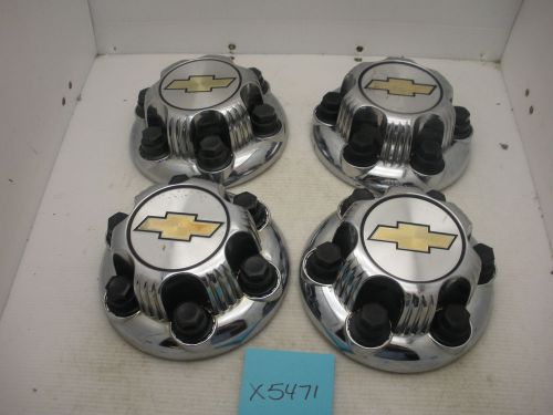 Set 4 99-03 04 05 06 07 08 09 chrome astro silverado tahoe center caps hubcaps