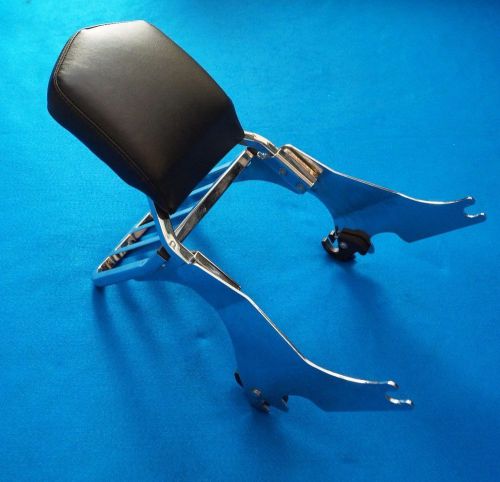 Genuine harley sportster quick detachable sissybar backrest luggage rack 04-16