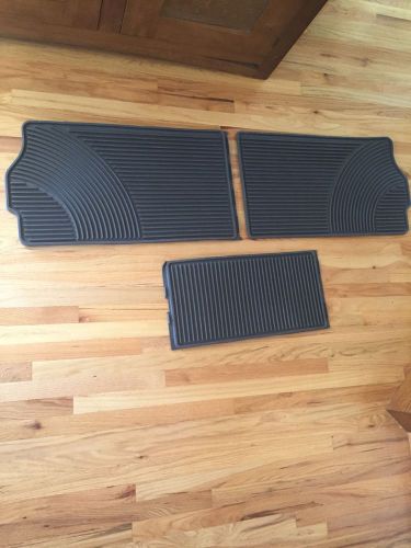 New toyota oem rubber floor mats 3rd row 3pc grey 04-10 sienna pt908-08063-11