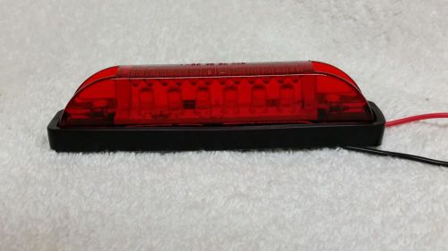 Led light red surface mount clearance side marker trailer