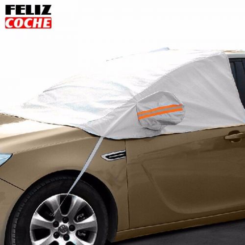 Universal car half covers sunshade styling foil waterproof thicken car shield