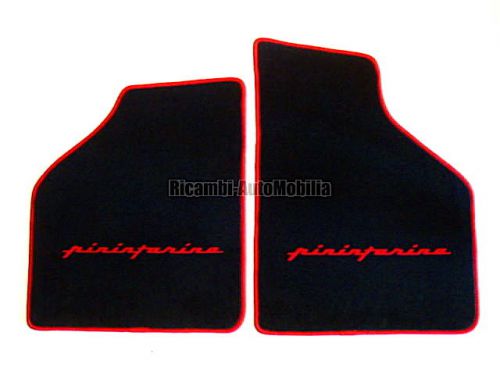 Black/red pf mat set for lancia beta montecarlo + scorpion