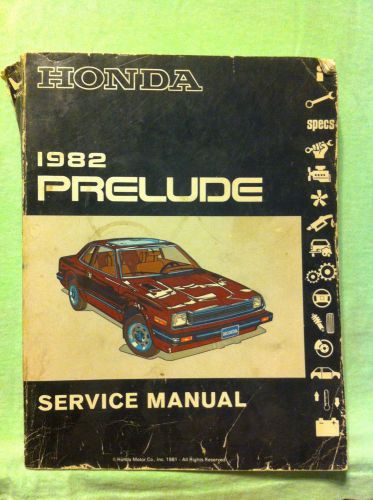 1982 honda prelude service manual
