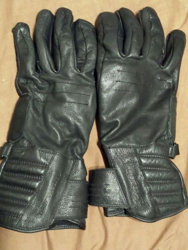 Motorcycle leather gloves size xl street and steel