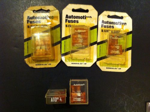 5 packs of 5 ato 4 amp fuses 24 fuses total littelfuse reorder # ato 4 bp