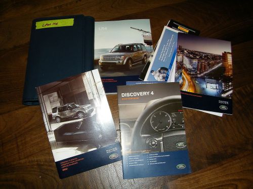 2012 land rover lr 4 lr4 owners manual with case lan198