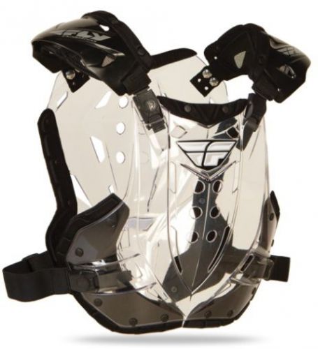 Fly racing adult chest roost protector stingray deflector guard clear