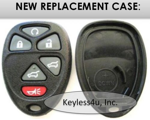 Gm ouc60270 keyless remote control entry starter start fob replacement case only