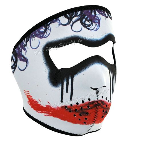Zan headgear wnfm062, neoprene full mask, reverses to black, trickster facemask