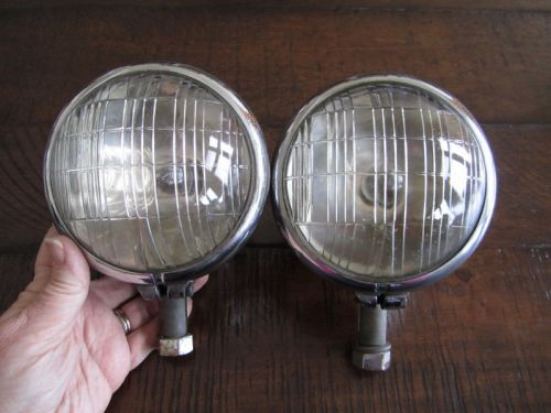1934 1935 1936 pierce arrow running driving cowl light lamp pair