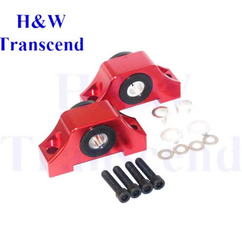 Billet motor torque mount kit for honda civic eg ek d16 b16 b18 b20 engine  red