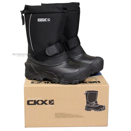 Snowmobile ckx yukon boots men size 11 black winter snow primaloft liner