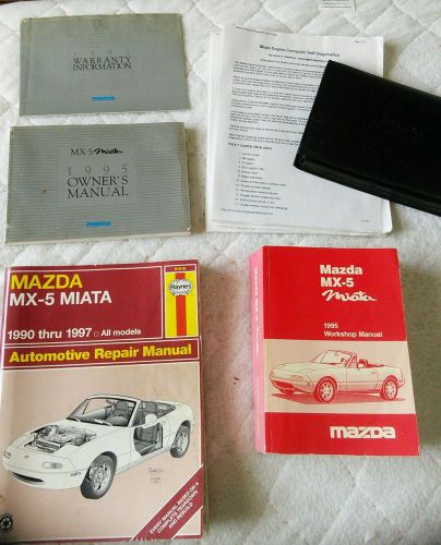 1995 miata shop manual plus owners manual and more