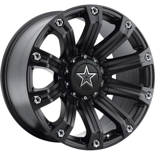 20x12 black tis 534b wheels 6x135 6x5.5 -44 lifted hummer h3 lexus lx 450
