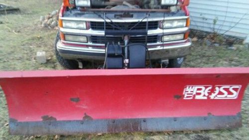 Boss snow plow