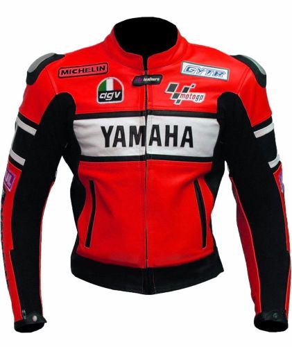 Yamaha 46 leather jacket motorbike racing leather jacket men motorcycle jacket