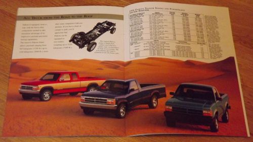 1996 dodge dakota original dealership sales brochure