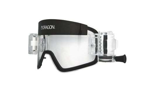 Dragon nfx goggles coal/clear rapid roll/dimpled lens