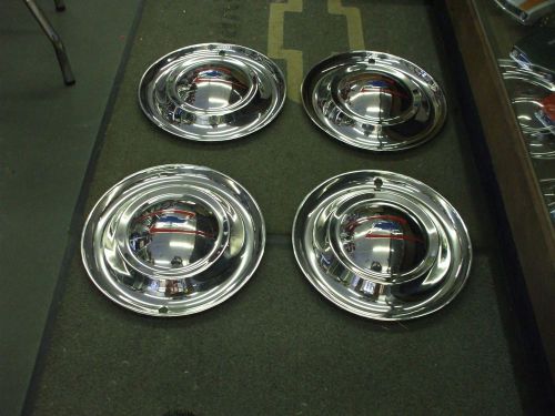 1949 chevy set of four accy hub caps full size l@@@@@@@@@@@@@@k