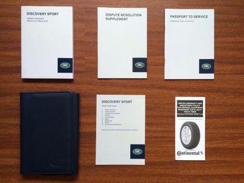 2015 15 range land rover discovery sport owner&#039;s handbook manual guide book set