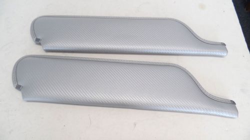 1965, 1966 mustang  coupe or fastback silver carbon fiber look  sunvisors by tmi
