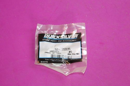 Five (5) mercury quicksilver washers. part 12-35935. there are 5 in package.