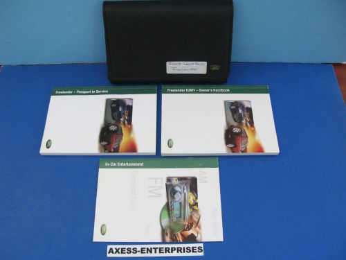 03 - 2003 land rover freelander owners manuals drivers books set + pouch # 81916