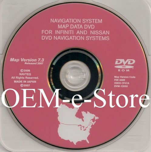 7.3 update 2006 2007 2008 infiniti fx35 fx45 fx navigation dvd map u.s canada cd