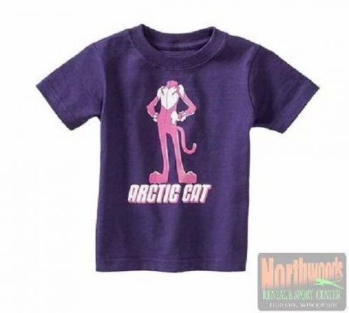Arctic cat youth infant&#039;s short sleeve tee / t-shirt - purple - pink 5259-80*