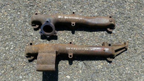Hot rod pair of exhaust manifolds olds oldsmobile 324 54 55 56