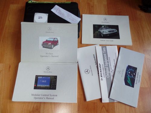 2000 mercedes m-class owner owners owner&#039;s manual