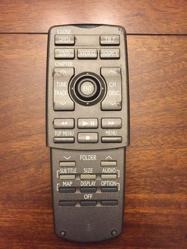 Toyota lexus rear dvd entertainment control remote  86170-50230