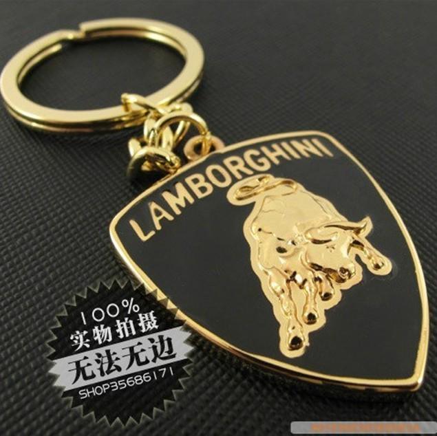 Lamborghini logo keyring keyfobs gallardo aventadorlp570 lp670-4 free shipping