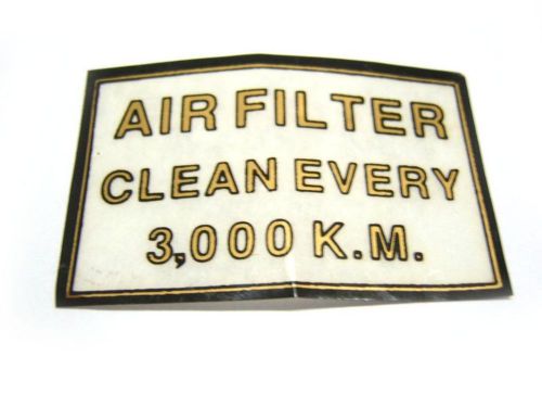Brand new classic air filter sticker for vintage royal enfield bullet motorcycle
