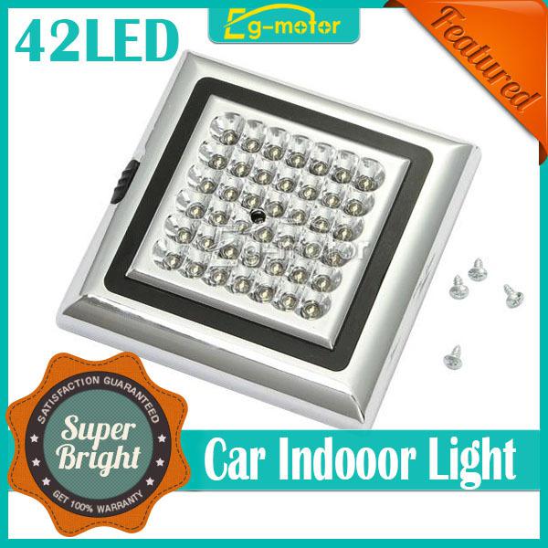 Super bright 42-led car diy interior dome lamp light bulb panel 5w white 12v dc