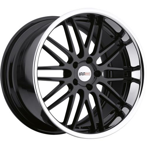 18x9 black cray hawk wheels 5x4.75 +50 chevrolet corvette c6 corvette c5 z06